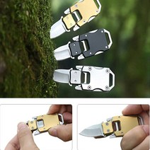 포켓나이프 전투 방어 폴드 싸움 생존 캠프 휴대용 칼, 골드BL04048, 1개