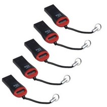 고속 USB 2.0 미니 마이크로 SD T-Flash TF M2 메모리 카드 리더기, 5피스, 5피스