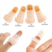 손가락부목 손가락아대 보호대 교정 깁스 mallet finger splint 중괄호 보호대 조절 가능한 부러진 손가락 관절 안정제 교정 관절염 너클 고정, 6065mm