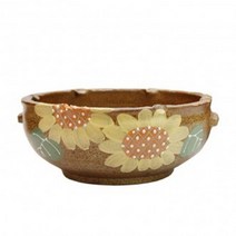 나nanr_옹기수반 해바라기 대사이즈 인테리어화분 꽃수반 어항 원형 실내 천연가습 수조♥sksnfll, ♥sksnfll해바라기