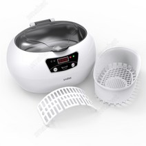 Smabat 초음파 세척기 음파 자동세척기 무선 안경 세척기 40000번 진동 수조용량 600ml, 7189
