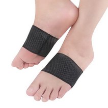 다파요 1+1 짱짱한 스포츠 다용도 발바닥 아치 발 보호대 밴드 발바닥패드, 블랙(S-M)+블랙(L-XL)