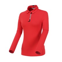 볼빅 여성 골프 UV차단 카라 긴팔 티셔츠 VLTSLD81 RE