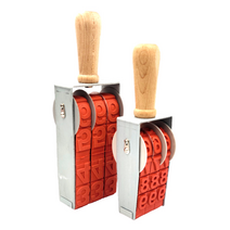 에스엠프린팅 과일BOX용 3단 넘버링 회전넘버링, 대(2.5X6.5cm)