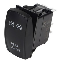 atv부품 4륜바이크부품LED 라이트 바/DC12-24V/UTV/폴라리스/마버릭/커맨더/로커 경적 조명, 03 빨간, [03] 빨간