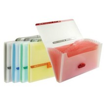 컬러미니도큐13칸 통장지갑(13포켓 파랑 드림산업), 본상품