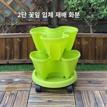 가정 베란다 텃밭 화분 소작농 아파트 수직 딸기 3구 화초 발코니 꾸미기, F + 상세페이지참조