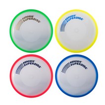 에어로비 슈퍼 디스크 플라잉디스크 원반 24.5cm, 1개입, 색상 랜덤발송
