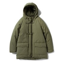 FLUKE 듀얼레이어 에코 클립 롱 파카 카키 FPJ209 FPJ209KK