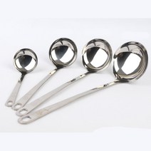 다양한 크기 스텐 찌게 주방 용품 국자 모음 이케아 조리도구 키친툴, 대