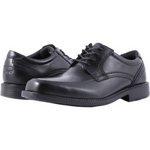 락포트 스타일 리더 2 에이프런토 블랙 구두 통기성 옥스포드 남성화 Style Leader 2 Apron Toe