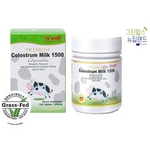 뉴질랜드 면역글로블린G lgG 자연방목 초유 츄어블 1500 120정 딸기맛 하이웰, 1개, 120개