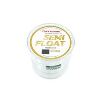 피싱앤피싱 세미플로팅 500M 수입원사 모노필라멘트 원줄 민물 릴 대물 바다, 투명, 2호