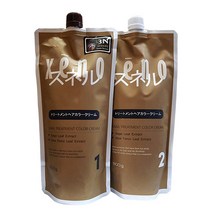 NC 헤어칼라 제노 스넬 트리트먼트 오징어먹물염색약+염색도구 저자극염색약, 1개, 내추럴브라운