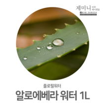 [제미니상사] 천연비누&천연화장품 만들기 재료, 플로럴워터_ 알로에베라 1L