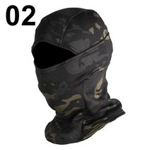 겨울 전술 Balaclava 전체 얼굴 두건 모자 야외 스포츠 캠핑 사냥 사이클링 스키 위장 목 따뜻한 스카프 남자, 겨울 02