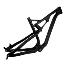 자전거 프레임 경량 내구성 cw 29er 탄소 mtb 프레임 풀 서스펜션 바이크 부스트 14812 mtb 최대 타이어 2.4quot 카본 프레임워크 mtb 29 자전거 부품, 검은색, m