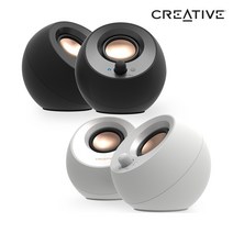 Creative PEBBLE V3 블루투스 2채널 스피커, 블랙