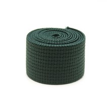웨이빙끈 30mm - 진녹색(1마 약90cm) 웨빙끈 가방끈