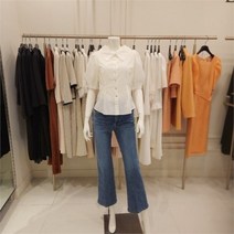 린 NC13 벌룬소매 블리우스 LCBLNF0100