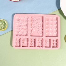 와플팬 18 가지 유형 실리콘 20 캐비티 와플 캔디 몰드 DIY 직사각형 초콜릿 만들기 도구 크리에이티브 베, 12 Type 12