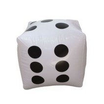 에어 풍선 대형 주사위 큐브 운동회 단체게임 화이트