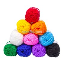 동화나라털실(40g), 02 연노랑