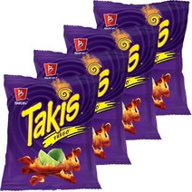 타키스 토르티야 칩 핫 칠리 페퍼 & 라임, 4개, 113.4g