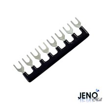 8핀 터미널 단자대 쇼트바 콤몽바 점프바 검은색 15A HAC1505-2