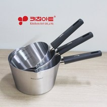 키친아트 레트로 IH(인덕션) 스텐 누들팬/사이즈선택/스텐냄비/편수/라면냄비, 20cm