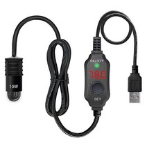 온도 조절 히터 수족관 어항 꾸미기 Aquarium Heater Small 10 Watt With LED Display Fish Tank Submersib