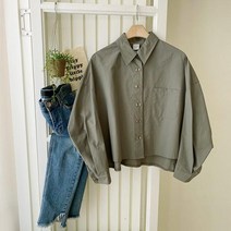 면혼방 더블단추 셔켓 1113391