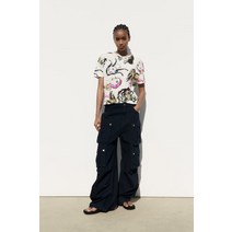 독일 자라 ZARA 프린트 티셔츠 102280