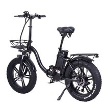 eu stock y20 ebike 접이식 전기 자전거 750w 48v 20 inch Bicycle for women men, 15ah 일체형 휠