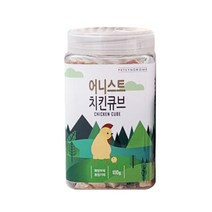 어니스트 치킨 큐브 반려동물 동결건조간식 100g, 닭가슴살, 6개