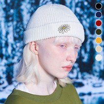 [천삼백케이] [네스티팜] NP 플라워 로고 숏 워치 캡 (7color)