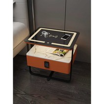 북유럽 모더니즘 침대 옆 침실 높은 협탁 보조 테이블, R