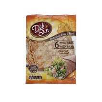 델리썬 6윗랩 위드 브랜 통밀 또띠아, 360g, 2개