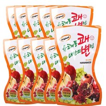 유쾌통쾌 내안의변신 파우치 쾌변 혼합음료 장청소 90ml, 10개