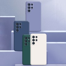 유니커블 갤럭시S22 플러스 울트라 카메라보호 심플 파스텔 컬러 스킨 무지 소프트 젤리 실리콘 커플 휴대폰 케이스