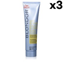 웰라프로페셔널 블론도 소프트 블론드 라이트닝 크림 200g 3팩 Wella Blondor Soft Blonde, 1개