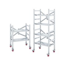 족장 말비계 1톤사다리차 이동식 바퀴달린 고소작업차, 120x120x60-휠 없음+사각 튜브