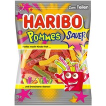 하리보 폼메스 사우어 200g Haribo Pommes sauer, 1팩