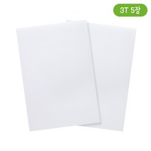 (재미스쿨) 대원 비접착 팝보드 A4 21x30cm 3T(3mm) 5장, 흰색