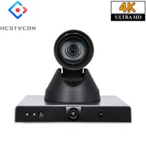 화상회의 줌카메라 방송용캠 4K PTZ 자동 트랙 마이크 12x HD HDMI SDI LAN 교육 교회 라이브 비즈니스 호환용, 5.EU