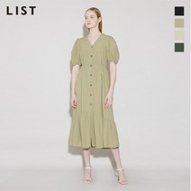 LIST_02 [리스트] 린넨 셔링 퍼프 원피스_TWWOPM63010