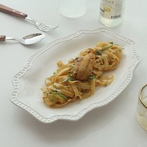 루비코코 프렌치 화이트 대접시 브런치 파스타 플레이팅 예쁜 디저트 스테이크 접시