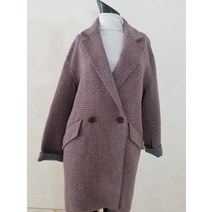 [중고] ​018 SJSJ 오버핏 체크 코트 55 (NB10667)