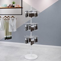 엽서 진열대 브로셔 거치대 팜플렛 리플렛 가판대 홍보물, 흰색 6개의 층