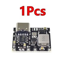 리튬 이온 18650 3.7v 4.2v 배터리 충전기 보드 dc-dc 스텝 업 부스트 모듈 usb type-c 2a 리튬 배터리 고속 충전 모듈 충전회로, 1개